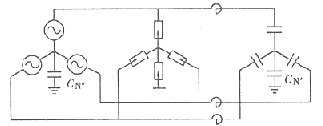 图2 避雷器相—中—地接线图图3 三角形接法的电容器组的避雷器接法