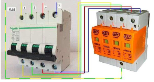 三相四线漏电保护器的接线方法