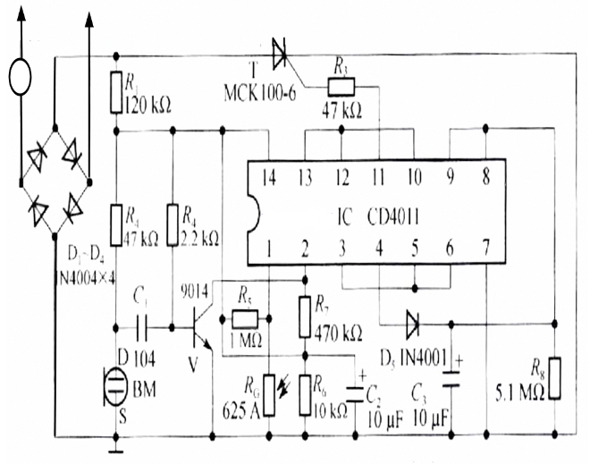 声光控延时开关电路图_声光控延时开关_声光控延时开关电路