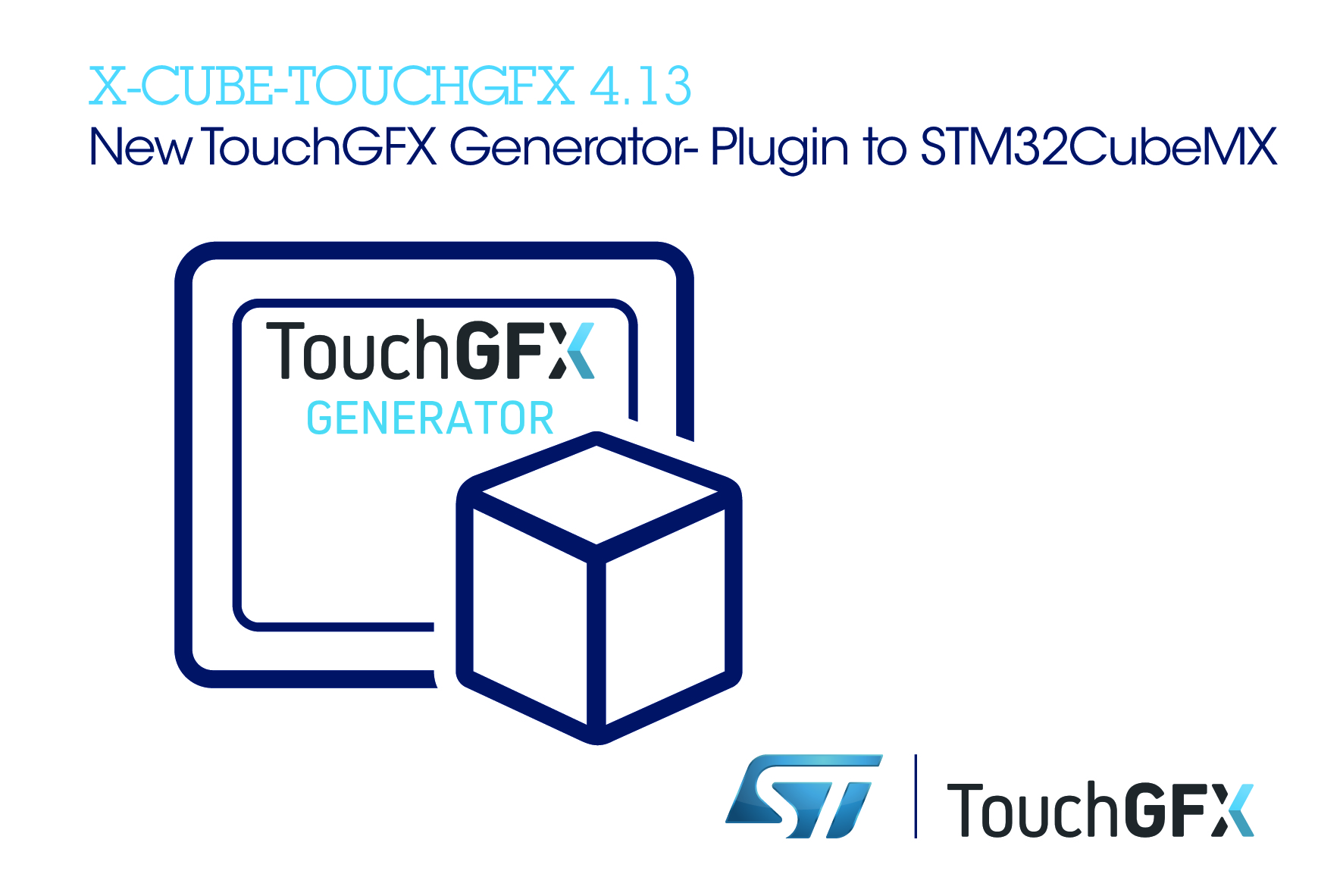 意法半导体更新TouchGFX软件框架，新增强大功能和支持STM32Cube的便利工具