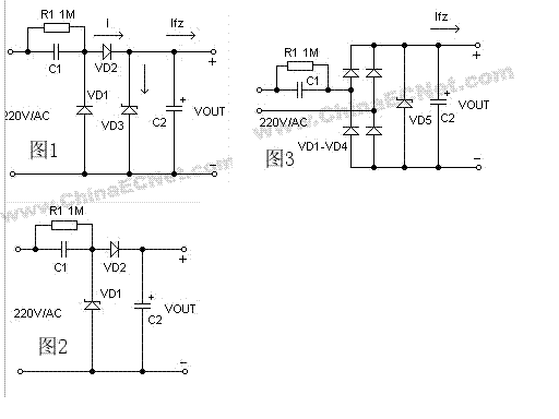 阻容降压原理和计算公式