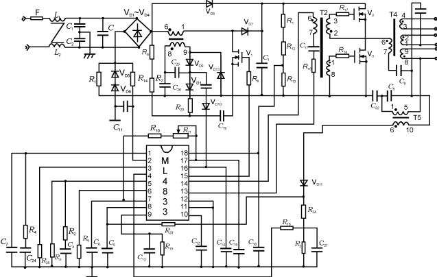 电子镇流器及电路图应用研究