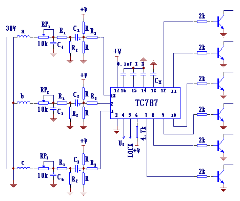 高性能晶閘管三相移相觸發集成電路tc787/tc788應用