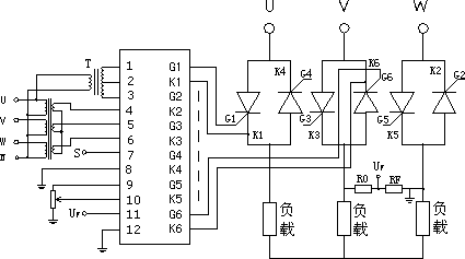 SXTY三相交流调压（闭环）触发板