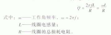 电感的品质因数Q