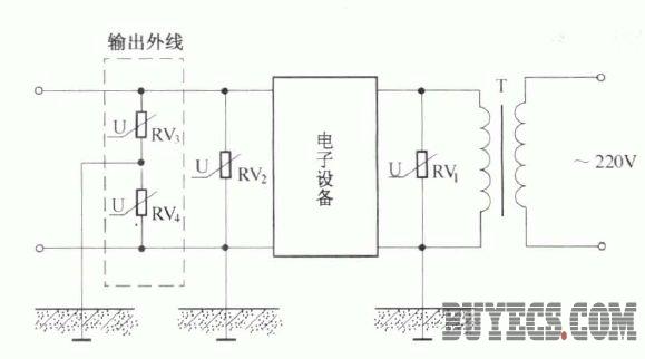 电子设备防雷保护电路