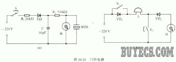 氖气辉光灯泡应用电路