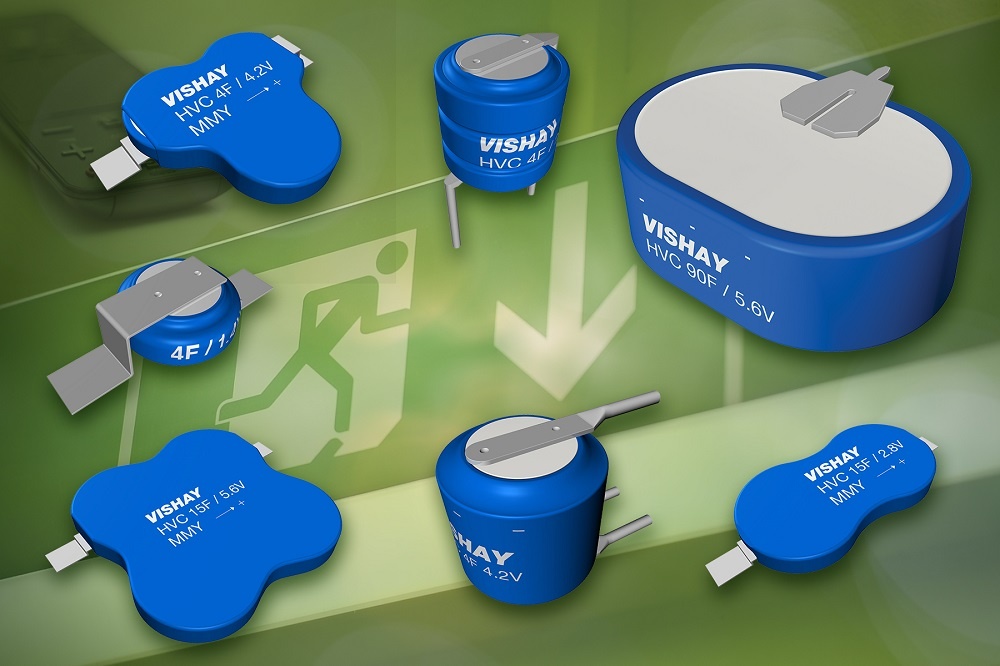 Vishay发布针对ENYCAP™混合储能电容器CV脉冲充电的应用和技术笔记