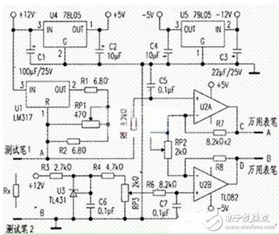 中性接地电阻的特性及型号，功率小的电阻万用表辅助电路图解析