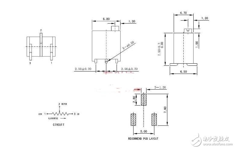 3296电位器阻值怎么看?