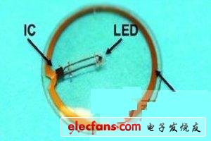 给超级隐形眼镜装上LED灯