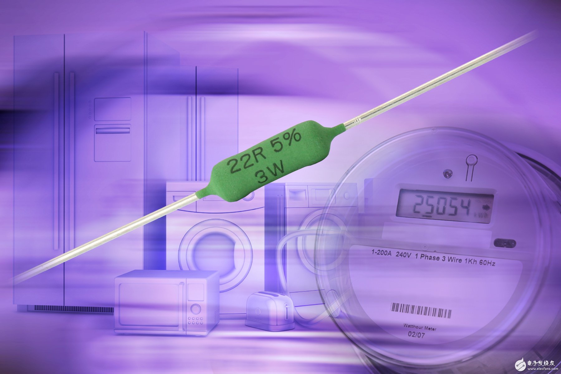 Vishay发布高性能轴向水泥绕线安全电阻