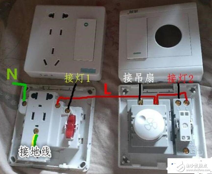 调速开关怎么接线_调速开关接线图