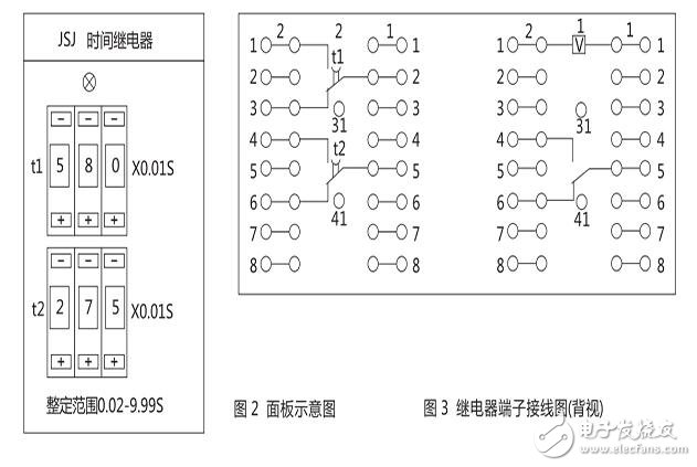 断电延时继电器接线图_断电延时继电器接法