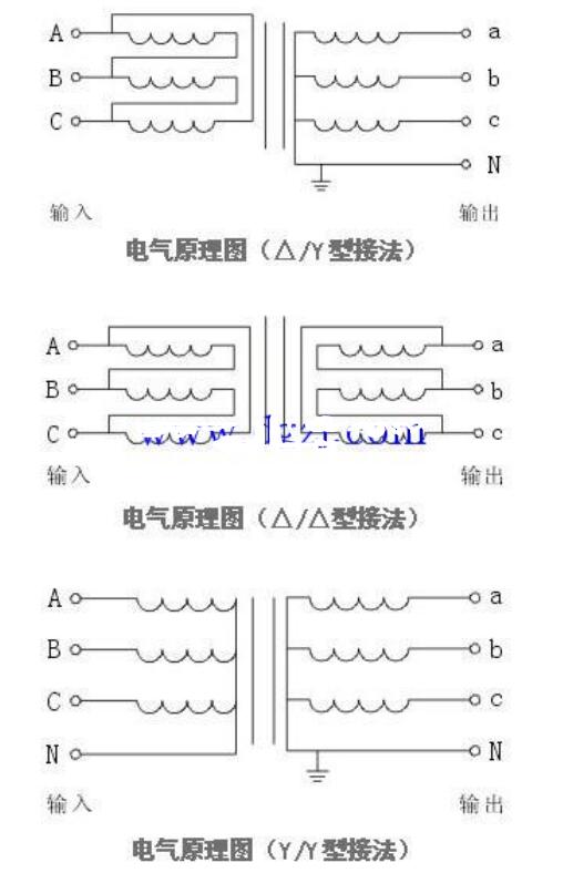 单相隔离变压器接线图图片