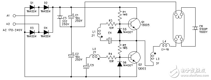 40w电子镇流器电路图大全（六款模拟电路设计原理图详解）