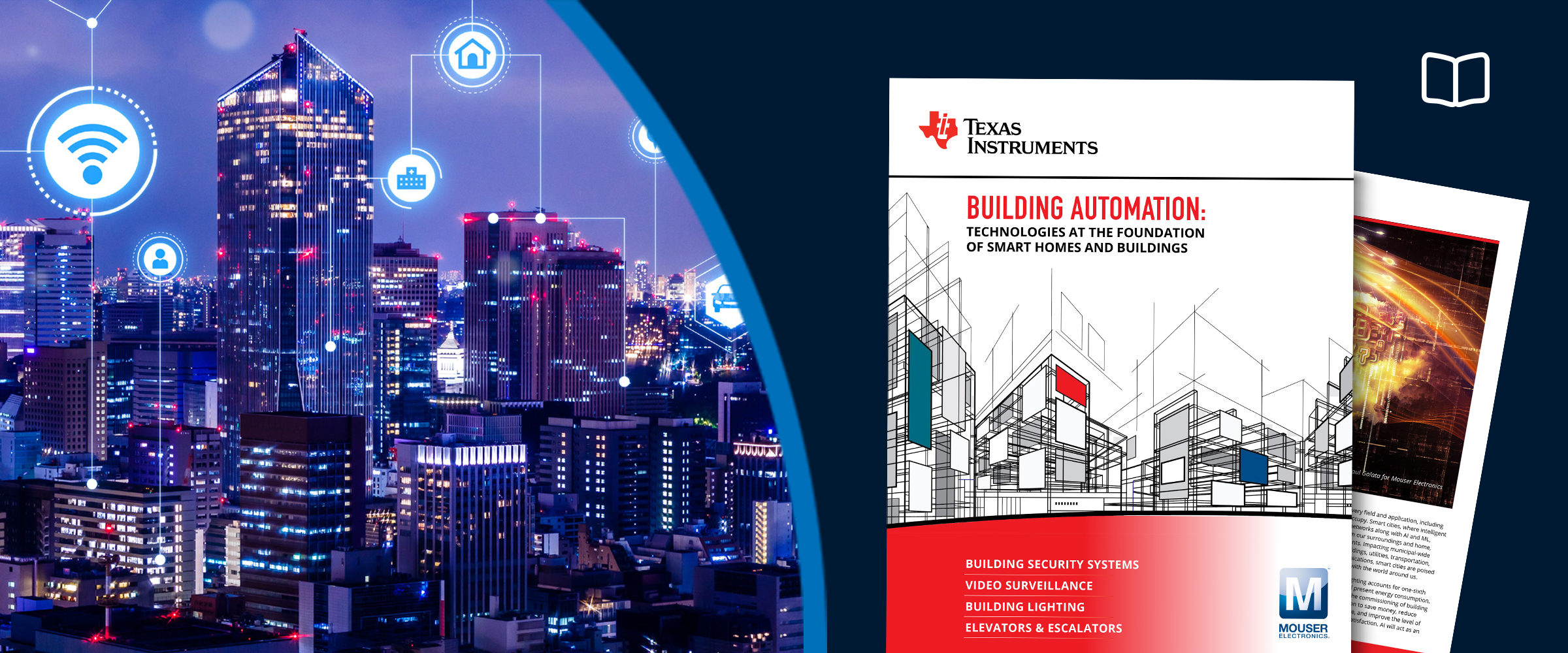 贸泽电子联手Texas Instruments推出全新电子书                                    重点介绍楼宇自动化技术