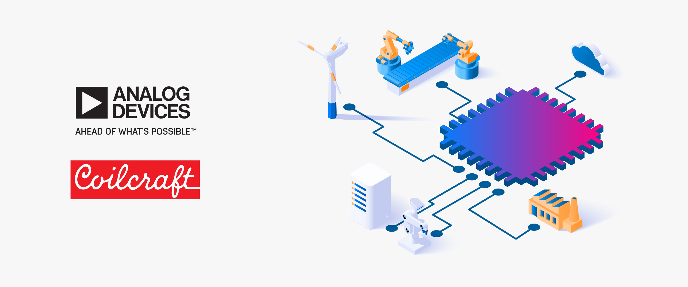贸泽电子发布全新技术文章 介绍 Analog Devices和Coilcraft节省空间的工业解决方案