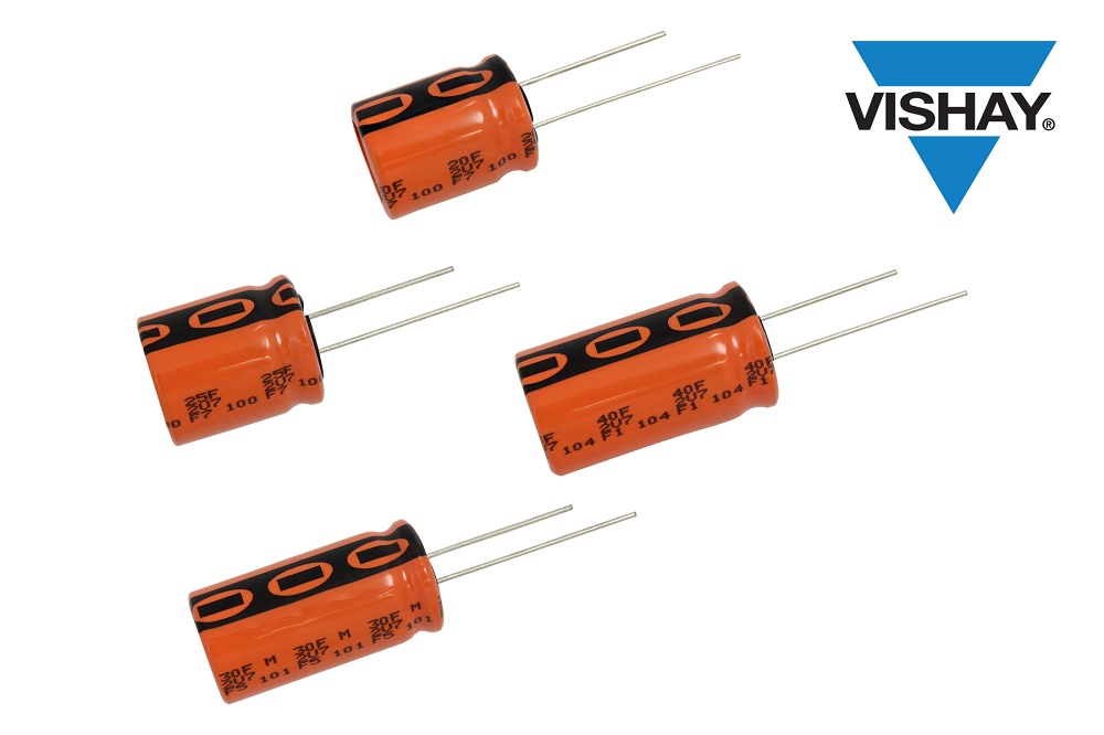Vishay推出七款外形尺寸更小的ENYCAP™储能电容器