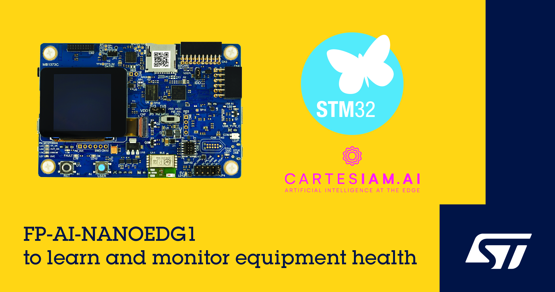 意法半导体发布STM32状态监测功能包，通过Cartesiam工具简化机器学习过程