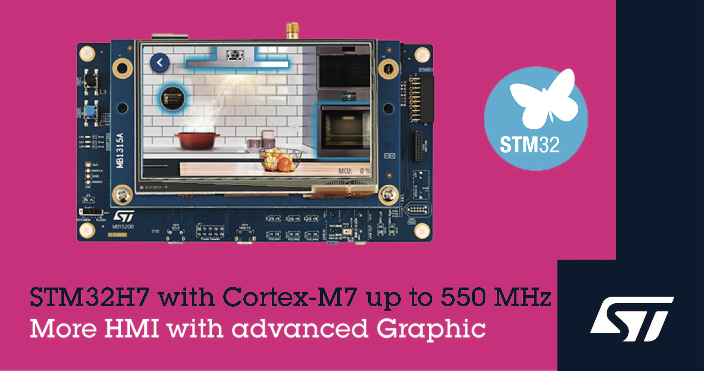 意法半导体推出新升级的更快的STM32H7微控制器 提高智能互联产品的性能和经济性