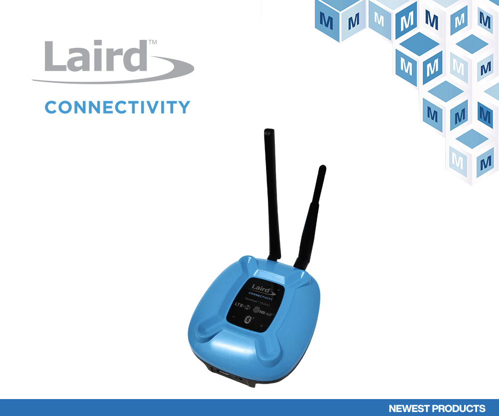 laird connectivity sentrius mg100网关在贸泽开售|电子通-应用新知