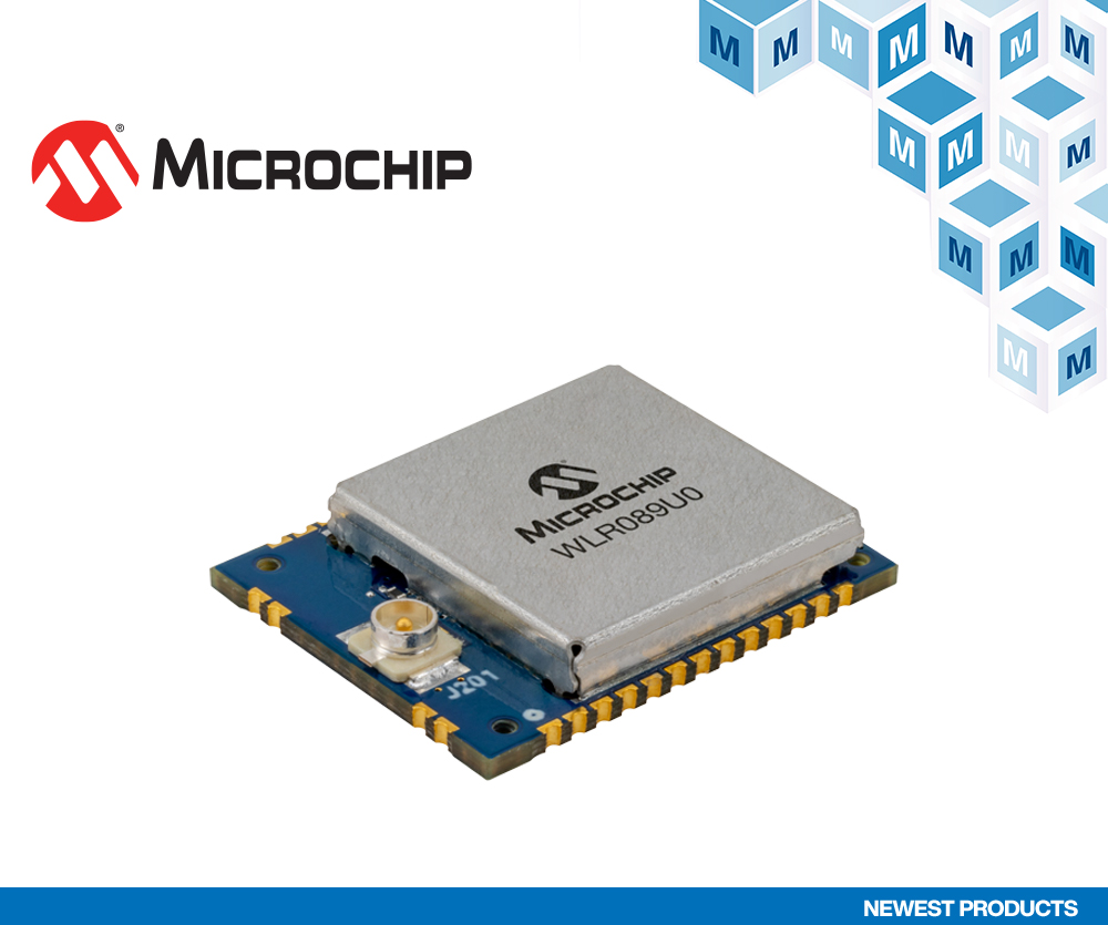 贸泽开售Microchip WLR089U0模块 让远程传感器也能实现超低功耗