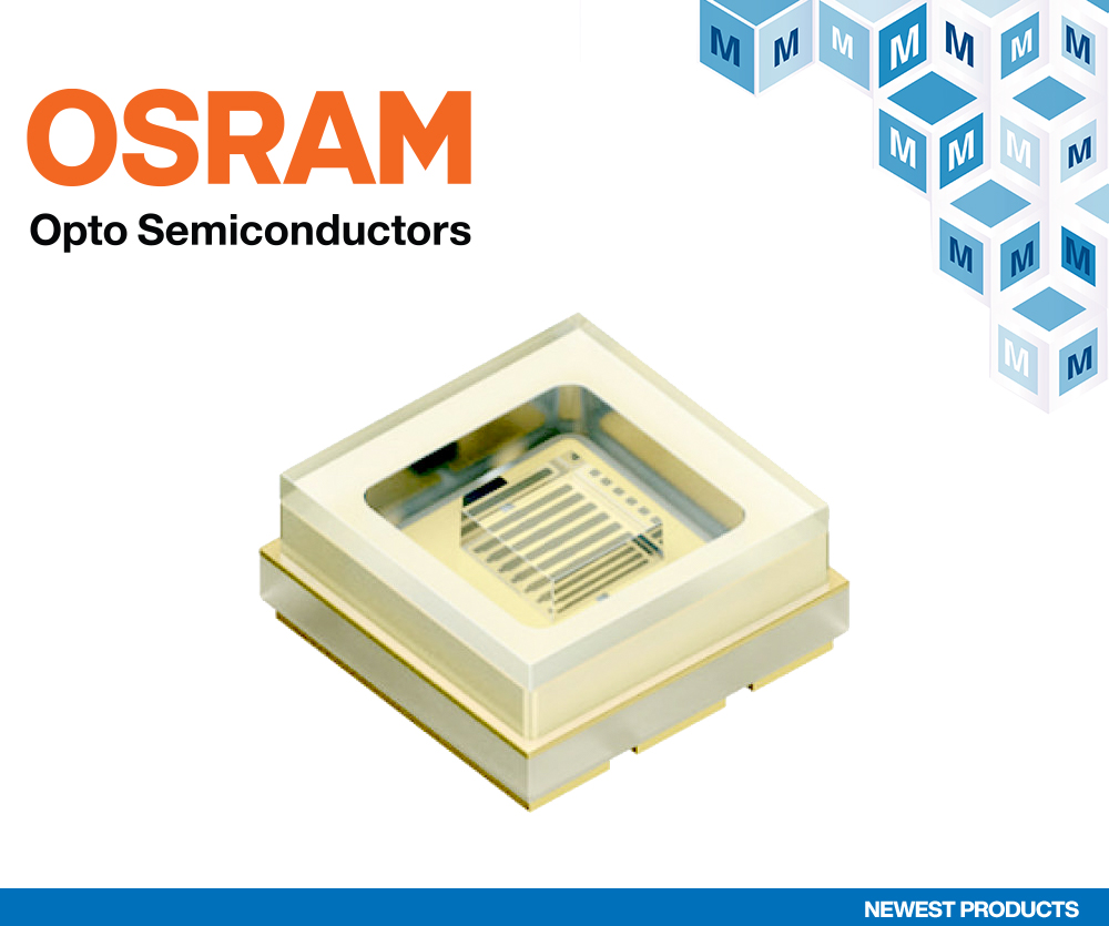 贸泽电子备货Osram首款UV-C LED Oslon UV 3636