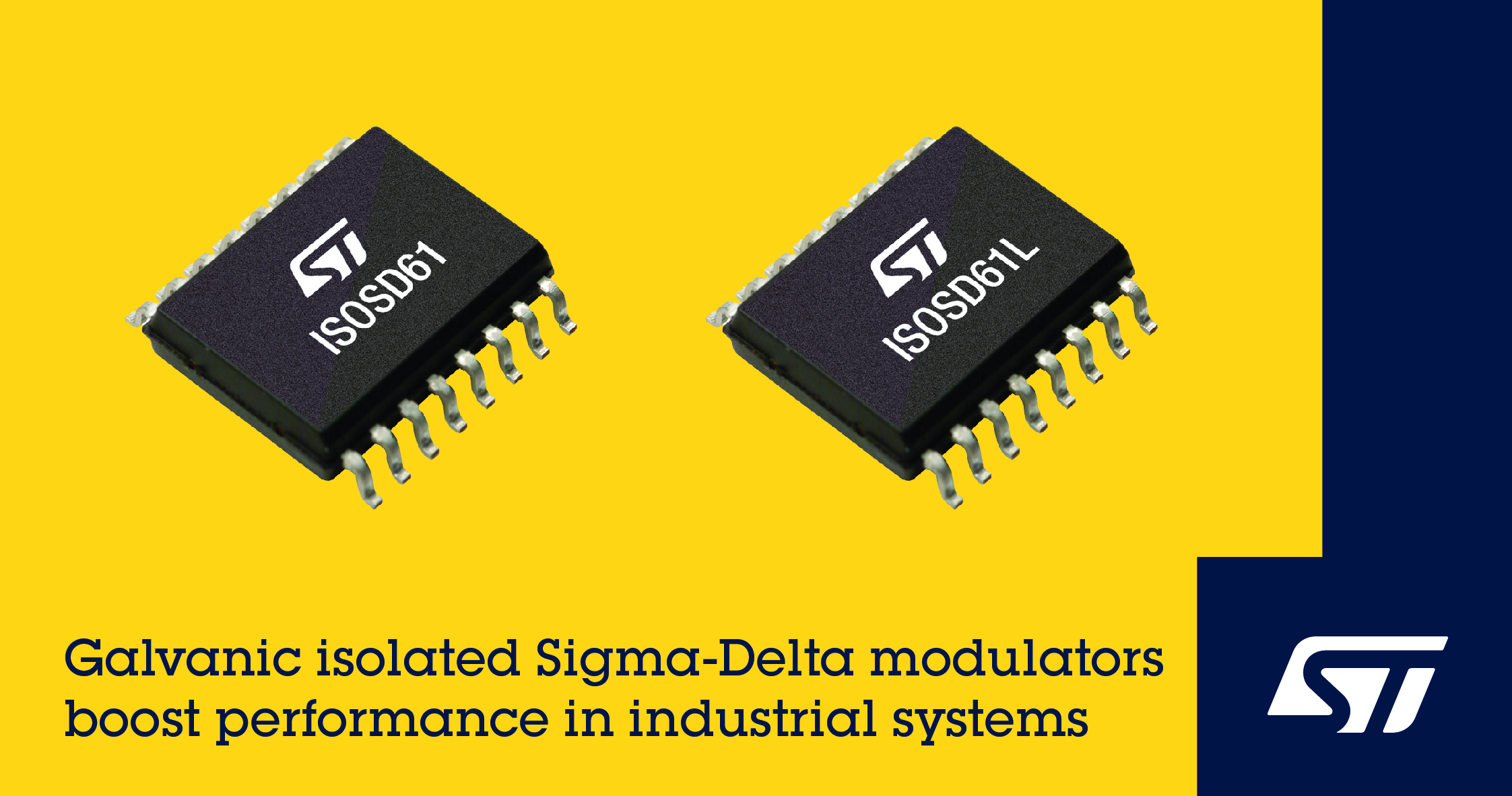 意法半导体发布高集成度电隔离Sigma-Delta调制器 提高测量精度和可靠性