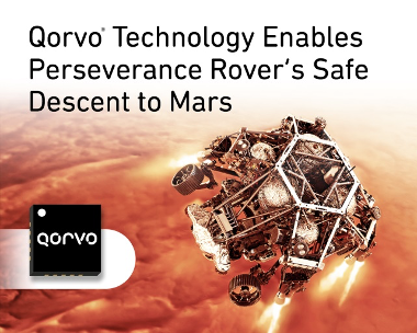Qorvo®技术助力毅力号火星探测器安全着陆