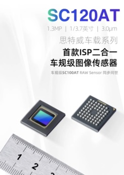 思特威车规级图像传感器再添新芯SC120AT，集成ISP二合一功能闪亮登场