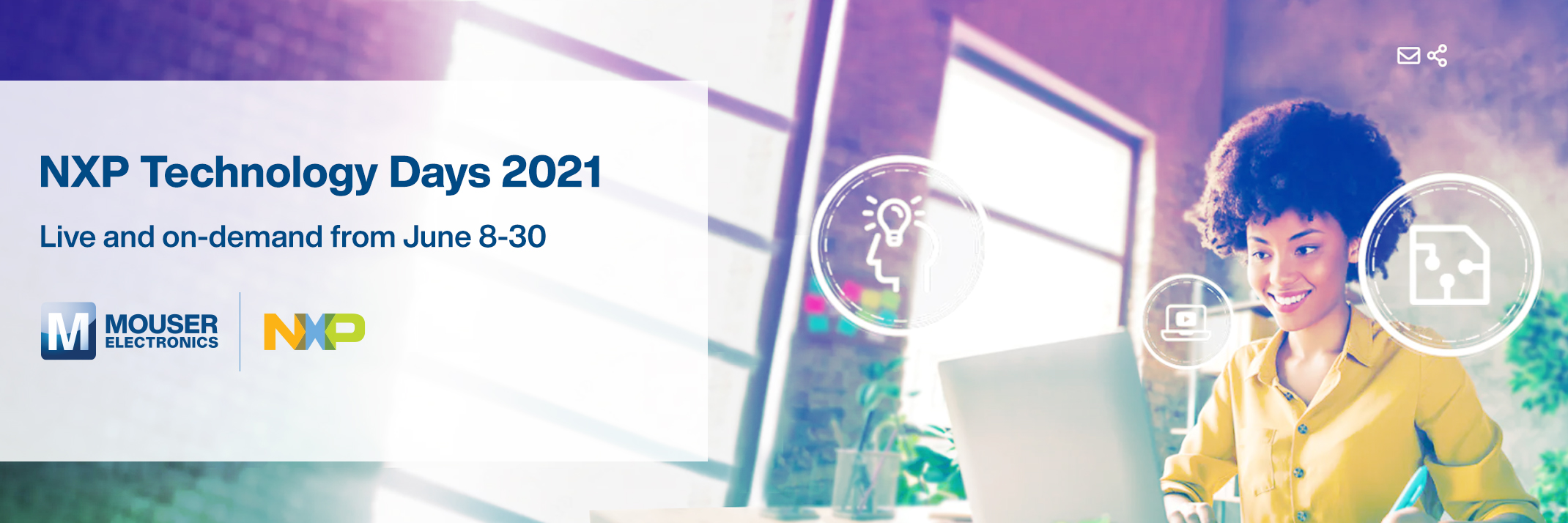 贸泽电子赞助2021恩智浦技术日 为你解读汽车、连接与边缘计算设计解决方案