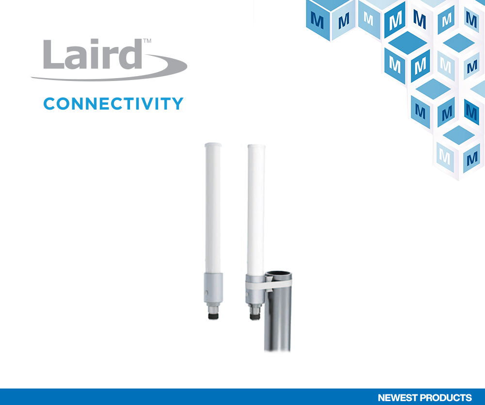 贸泽备货Laird Connectivity坚固型OC69421多频段全向天线