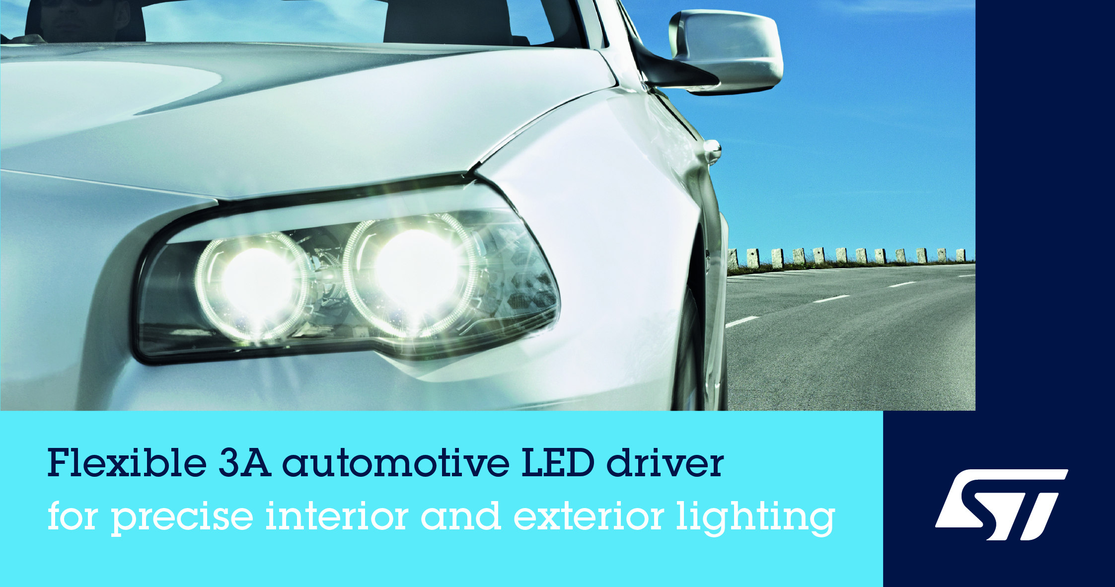 意法半导体发布高集成度、设计灵活的车规LED驱动器