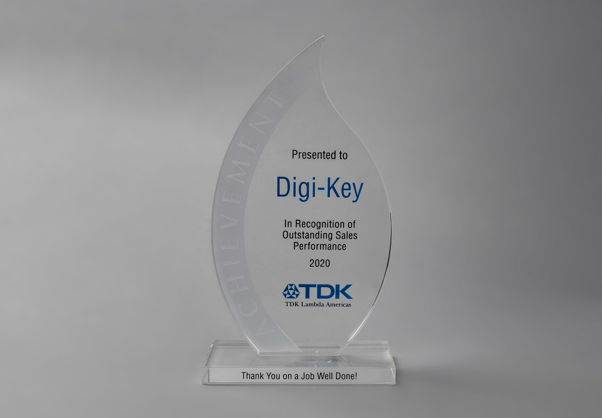 Digi-Key Electronics 获评 TDK-Lambda 优秀销售业绩奖