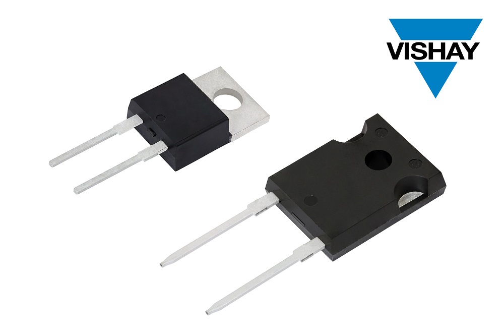 Vishay推出的新型FRED Pt® 第五代600 V Hyperfast和Ultrafast恢复整流器符合AEC-Q101标准，且可显著降低反向恢复损耗