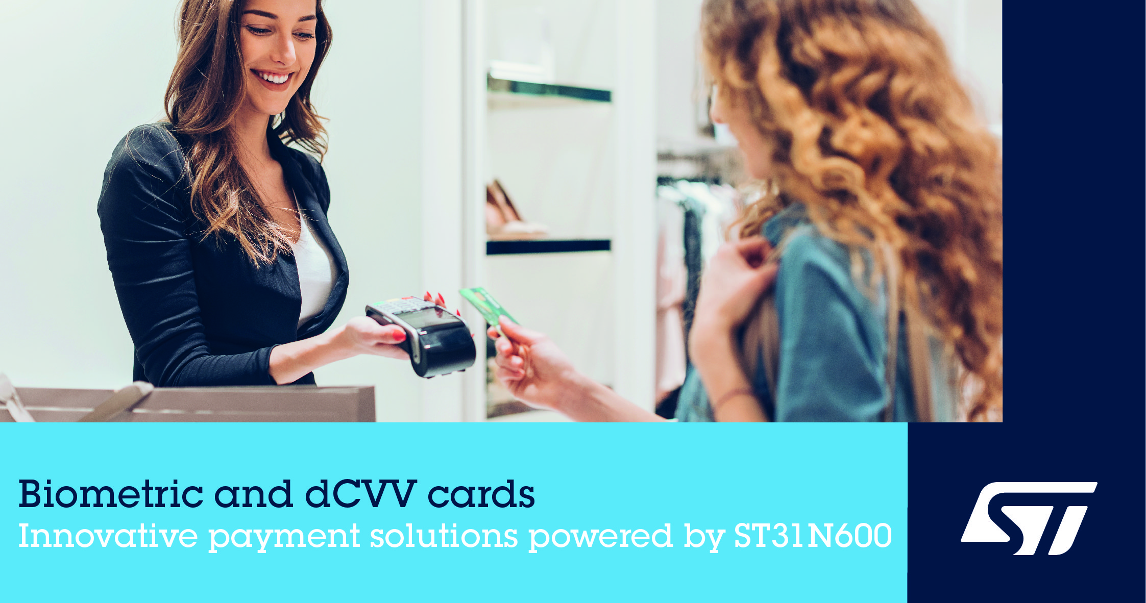 意法半导体推出下一代安全微控制器助力卡上生物特征识别系统和卡动态验证解决方案