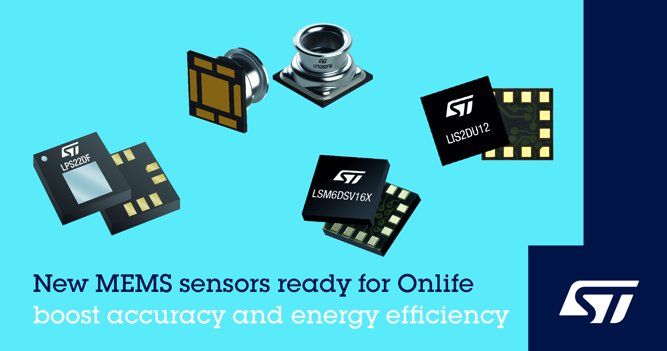 意法半导体先进的 MEMS 传感器助您开启Onlife 时代