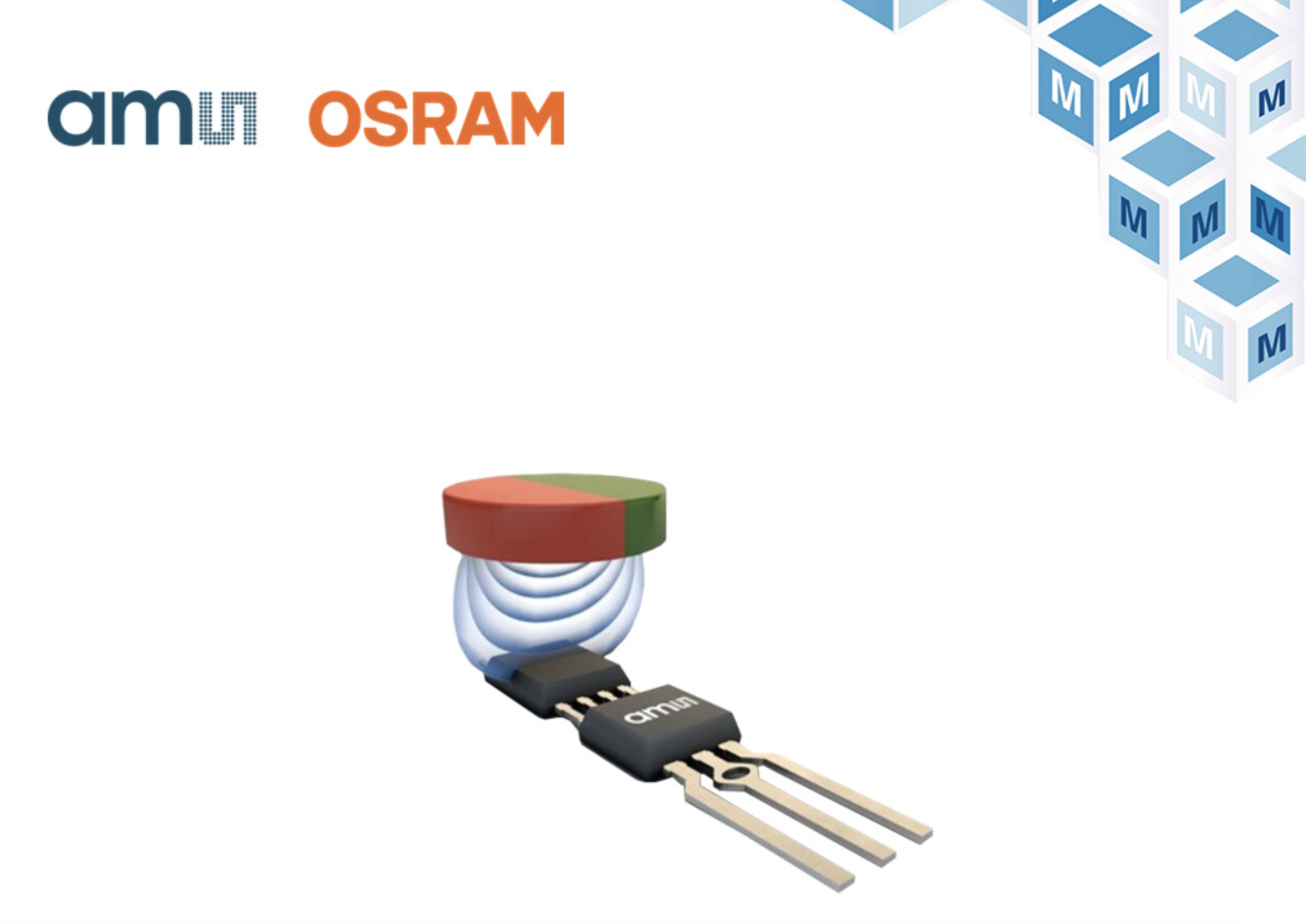 贸泽电子备货ams OSRAM AS5172E高分辨率车用磁性位置传感器