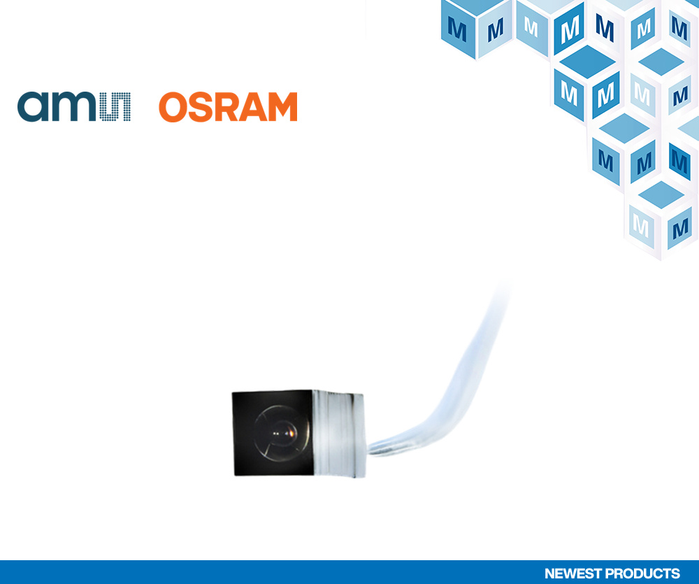 贸泽备货ams OSRAM NanEyeM微型摄像头为医疗内窥镜应用提供支持