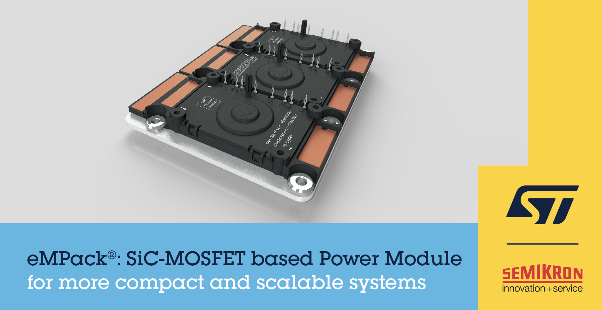 意法半导体与赛米控合作，在下一代电动汽车驱动系统中集成碳化硅功率技术