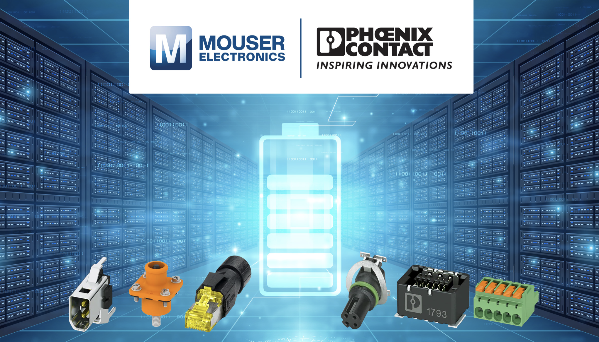 贸泽电子与Phoenix Contact宣布推出专门介绍储能设备的全新解决方案微网站