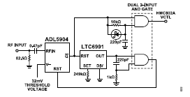 USB供电的5.8 GHz RF LNA接收器,带输出功率保护功能