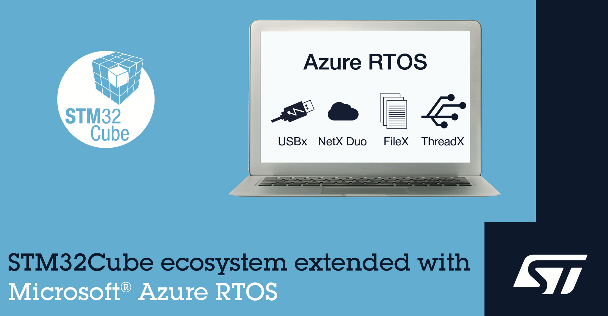 意法半导体STM32全系产品部署Microsoft® Azure RTOS开发包