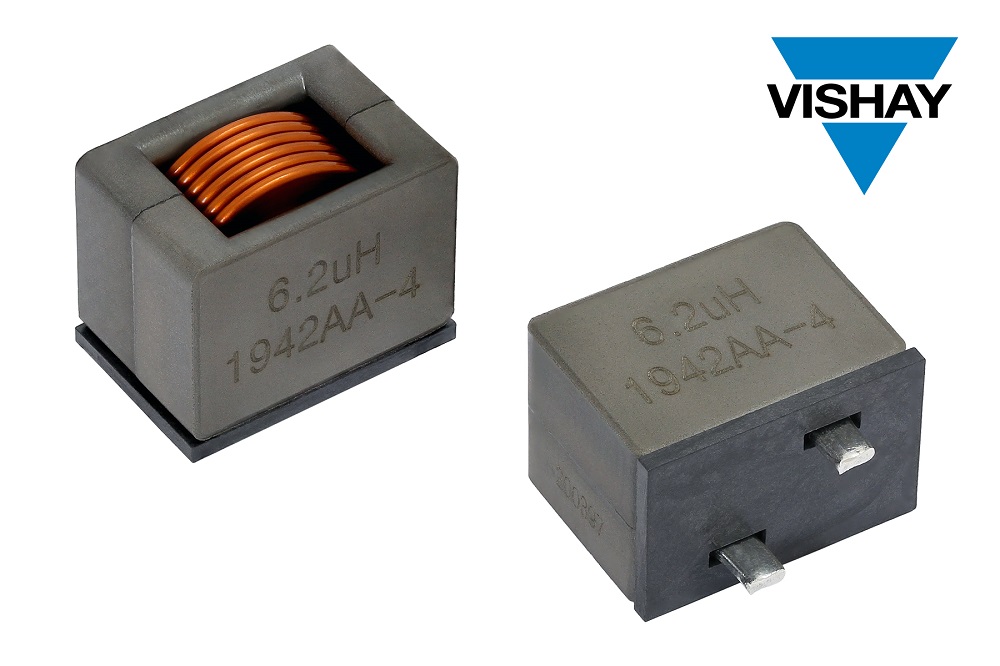Vishay的新款超低功耗商用IHDM边绕插件电感器具有出色的感值及饱和电流稳定性
