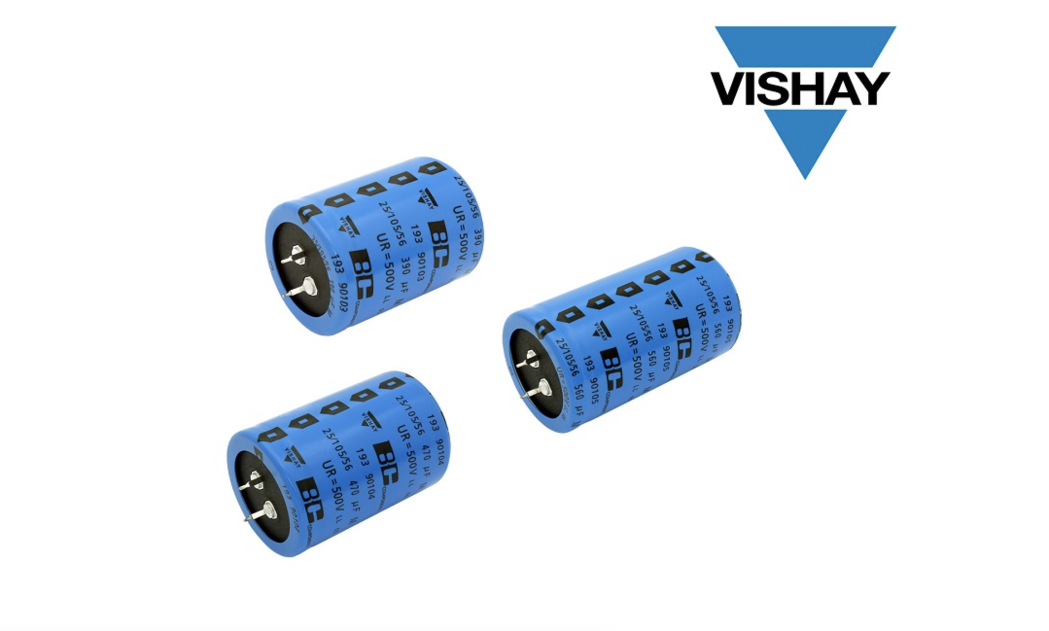 Vishay推出新款193 PUR-SI Solar系列卡扣式功率铝电容器，提高额定电压