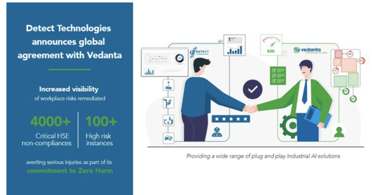 Detect宣布与Vedanta达成全球协议