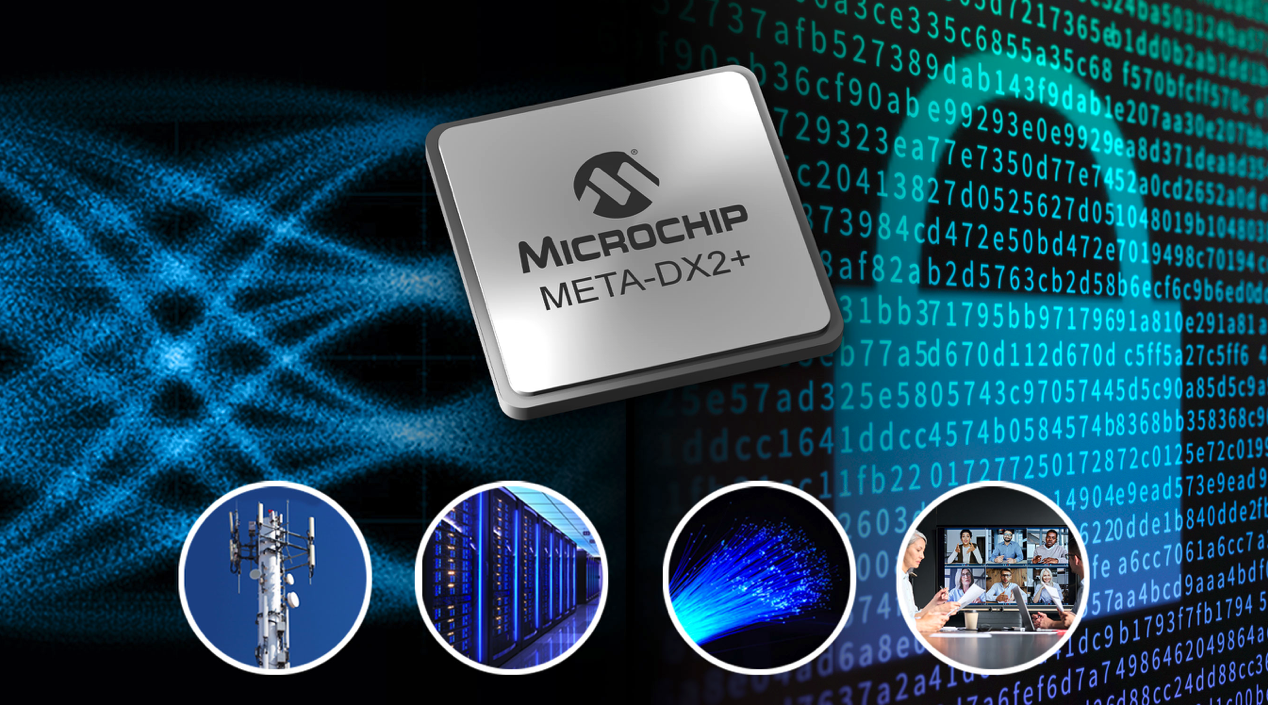 Microchip推出业界首款具备端口聚合功能的太比特级安全以太网PHY系列产品，助力企业和云端互联