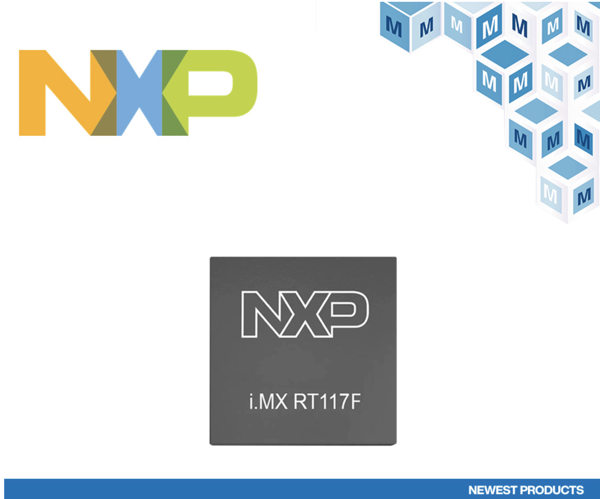 贸泽电子开售用于3D人脸识别的 NXP i.MX RT117F EdgeReady跨界处理器