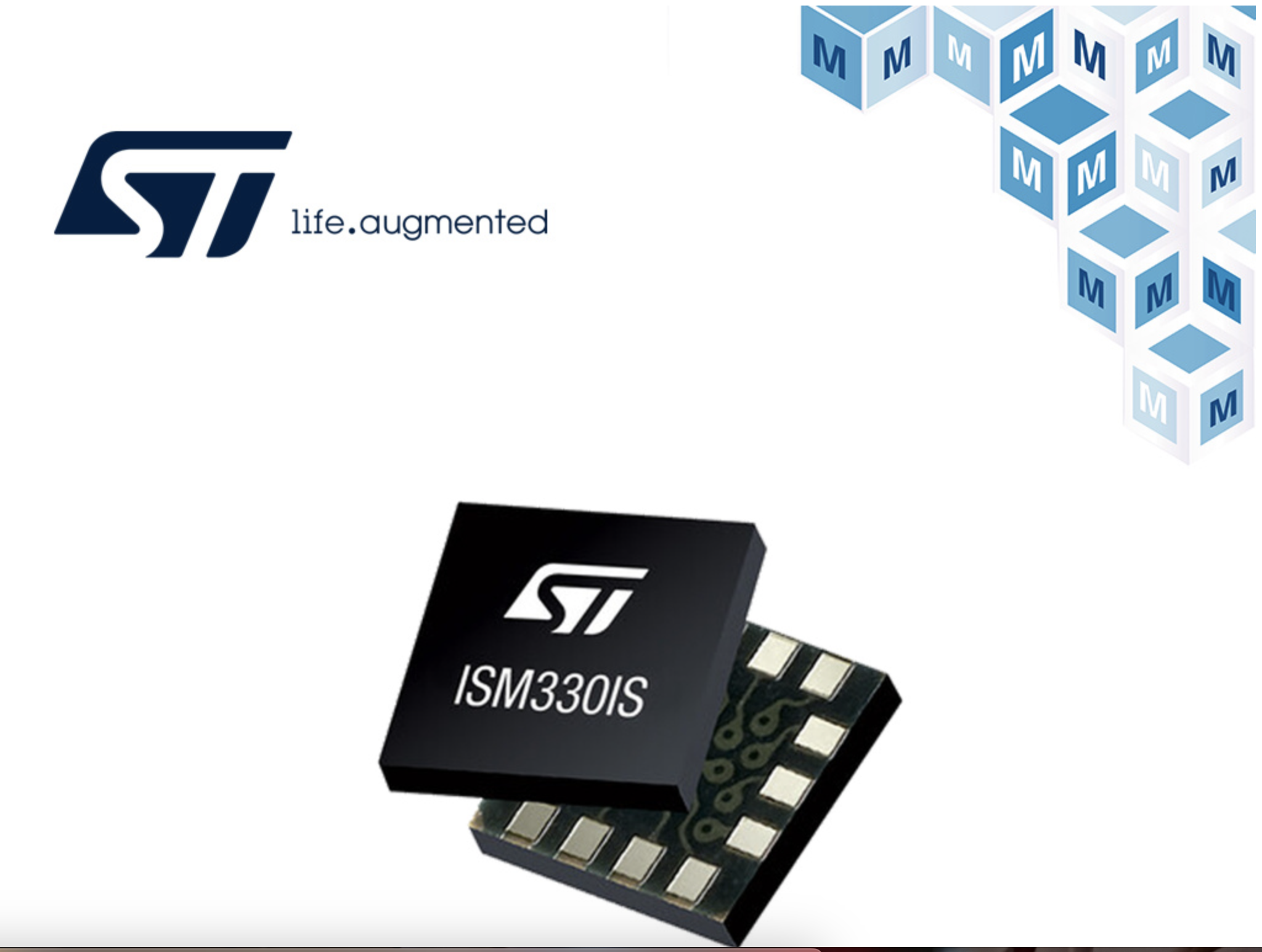 贸泽开售面向工业和IoT应用的STMicroelectronics ISM330IS和ISN330ISN iNEMO惯性模块